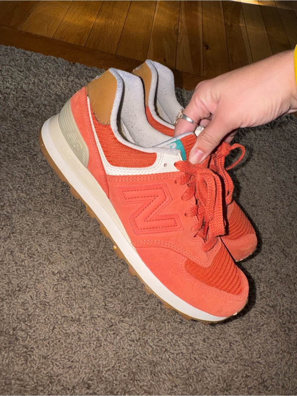 New Balance Women's Coral 574 Global Surf  Retro Runner Sneakers